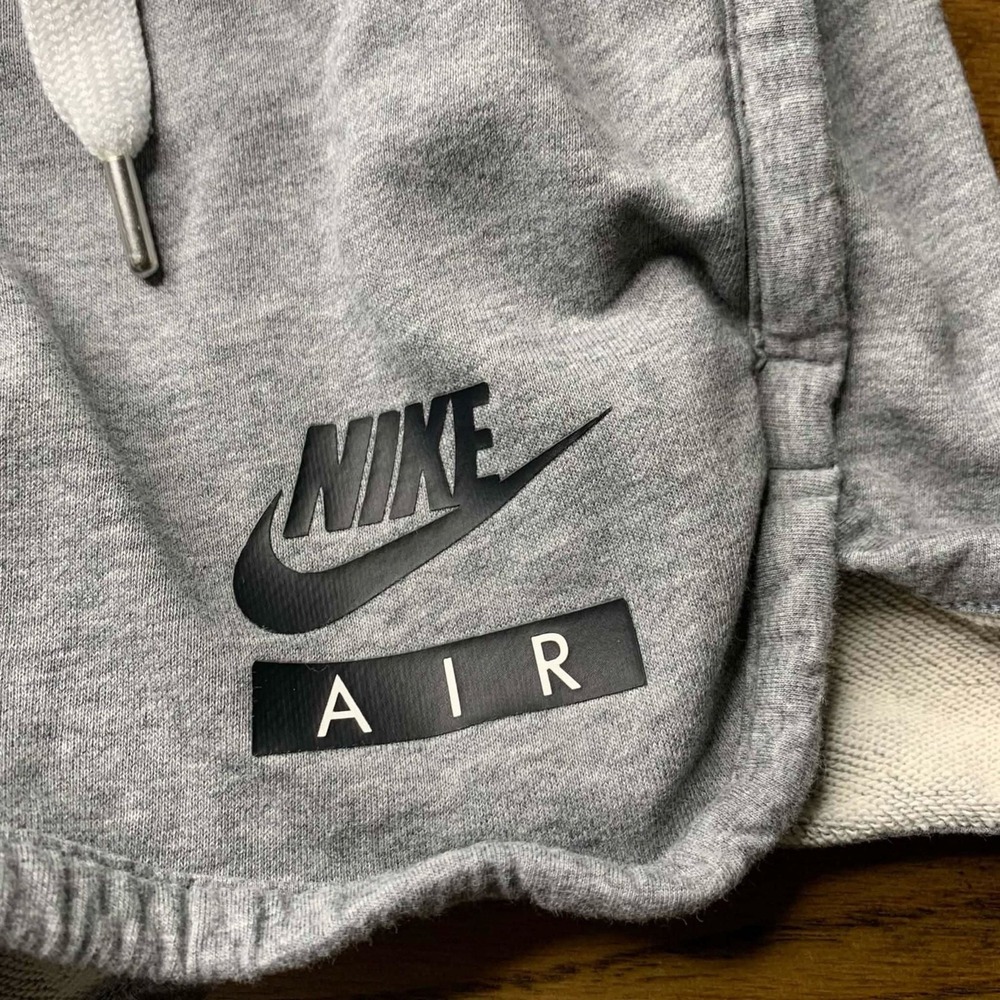 Nike Air Athletic Shorts Size XS Gray Drawstring Sweat Shorts - Picture 4 of 7